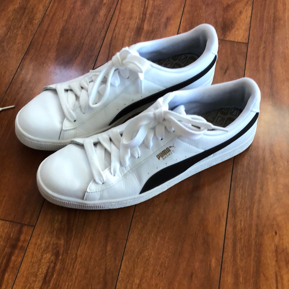 Puma Leather Basketball Sneakers